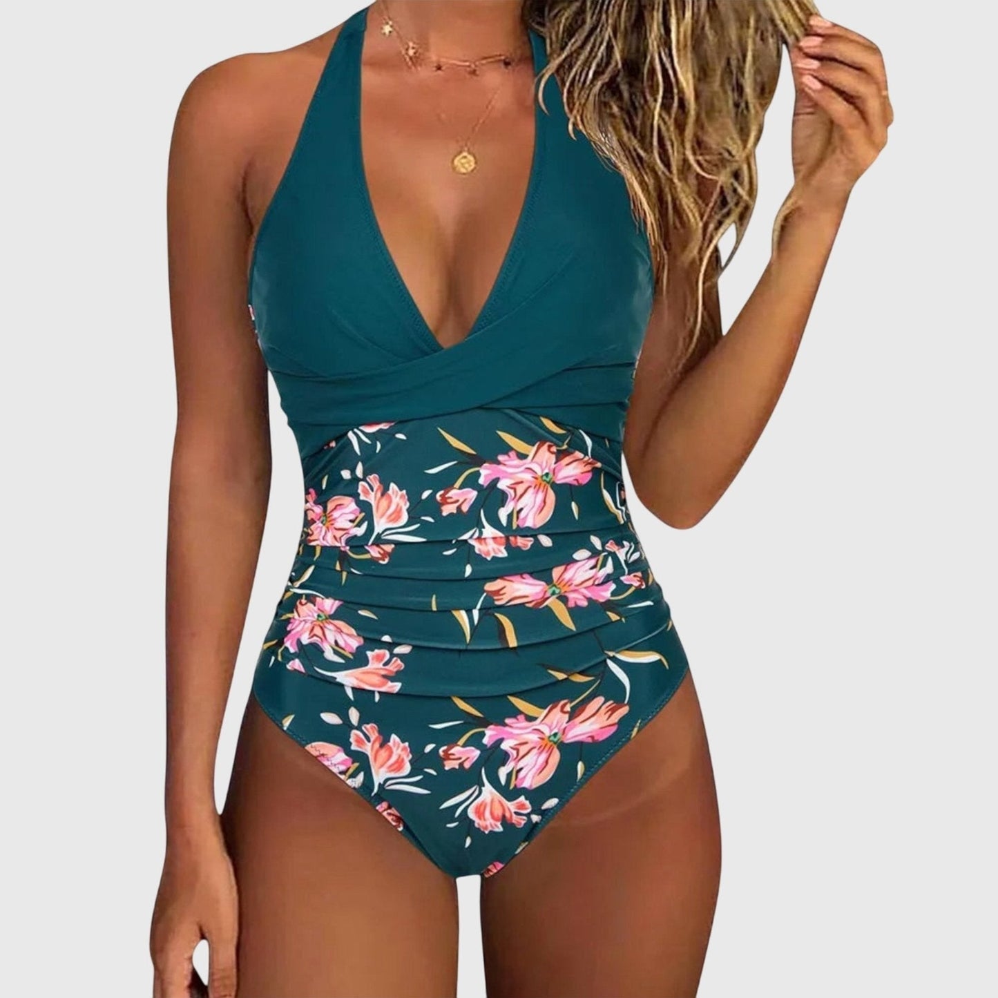 Florencia - Traje de baño elegante para mujeres con escote en V - Ebora Store