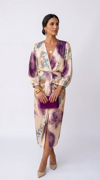 Valeria | Vestido Escote V - Ebora Store