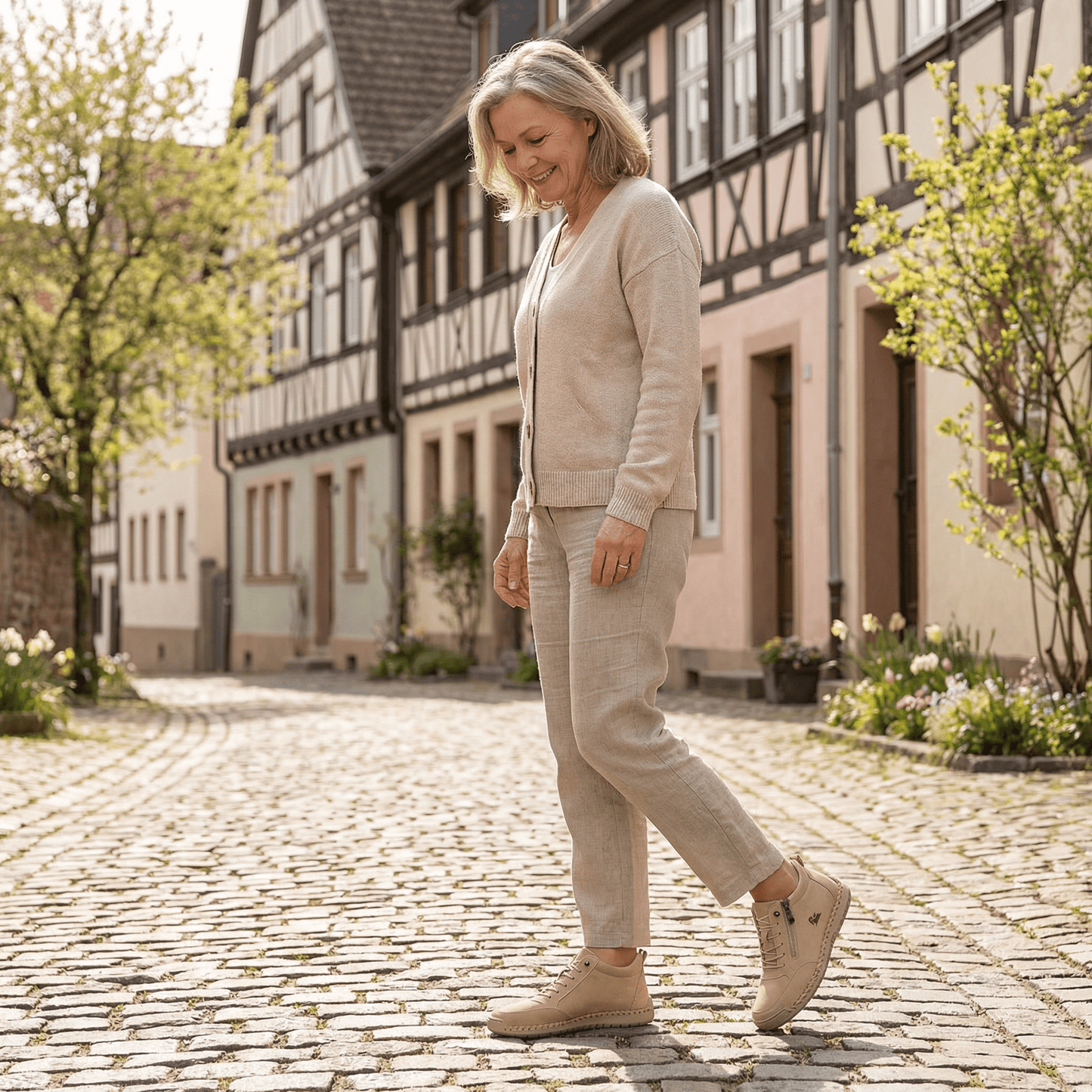 Mila – Zapatillas ligeras con cremallera y soporte ergonómico - Ebora Store