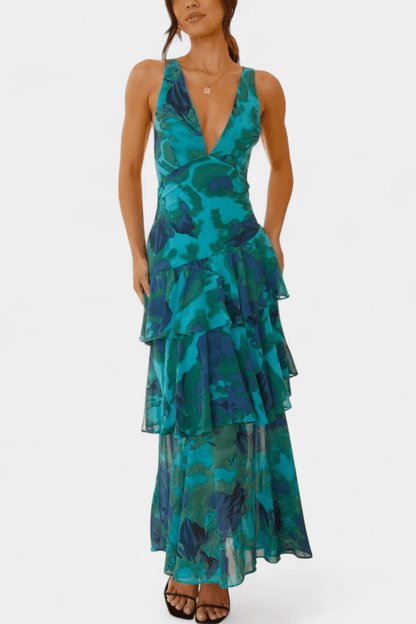 Domenica | Vestido gasa V - Ebora Store