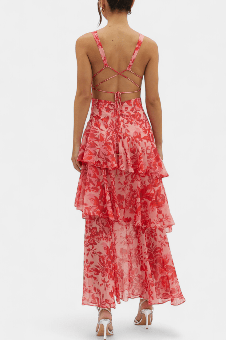 Domenica | Vestido gasa V - Ebora Store