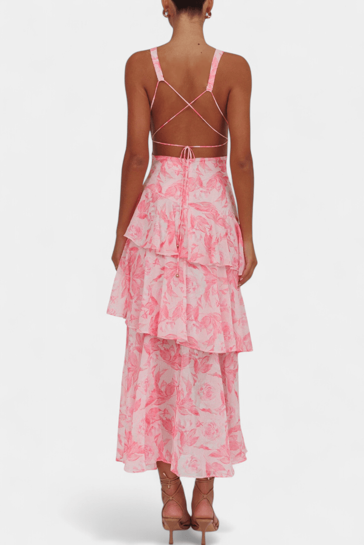 Domenica | Vestido gasa V - Ebora Store