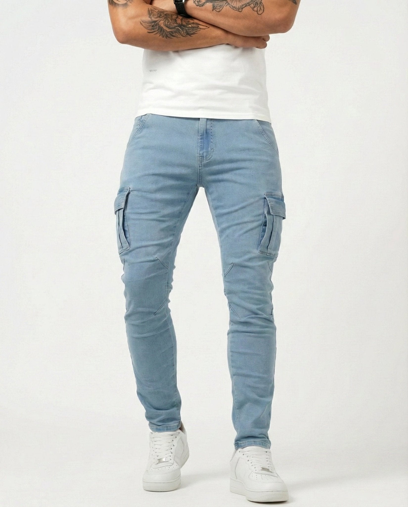 Pantalón Cargo Elástico - Ebora Store