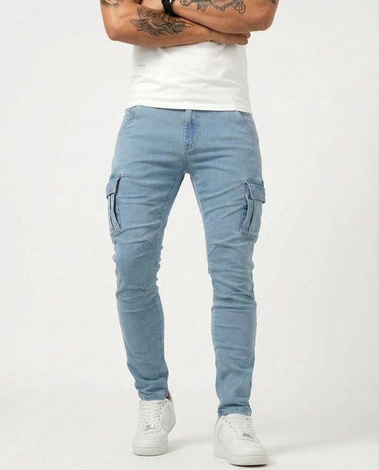 Pantalón Cargo Elástico - Ebora Store