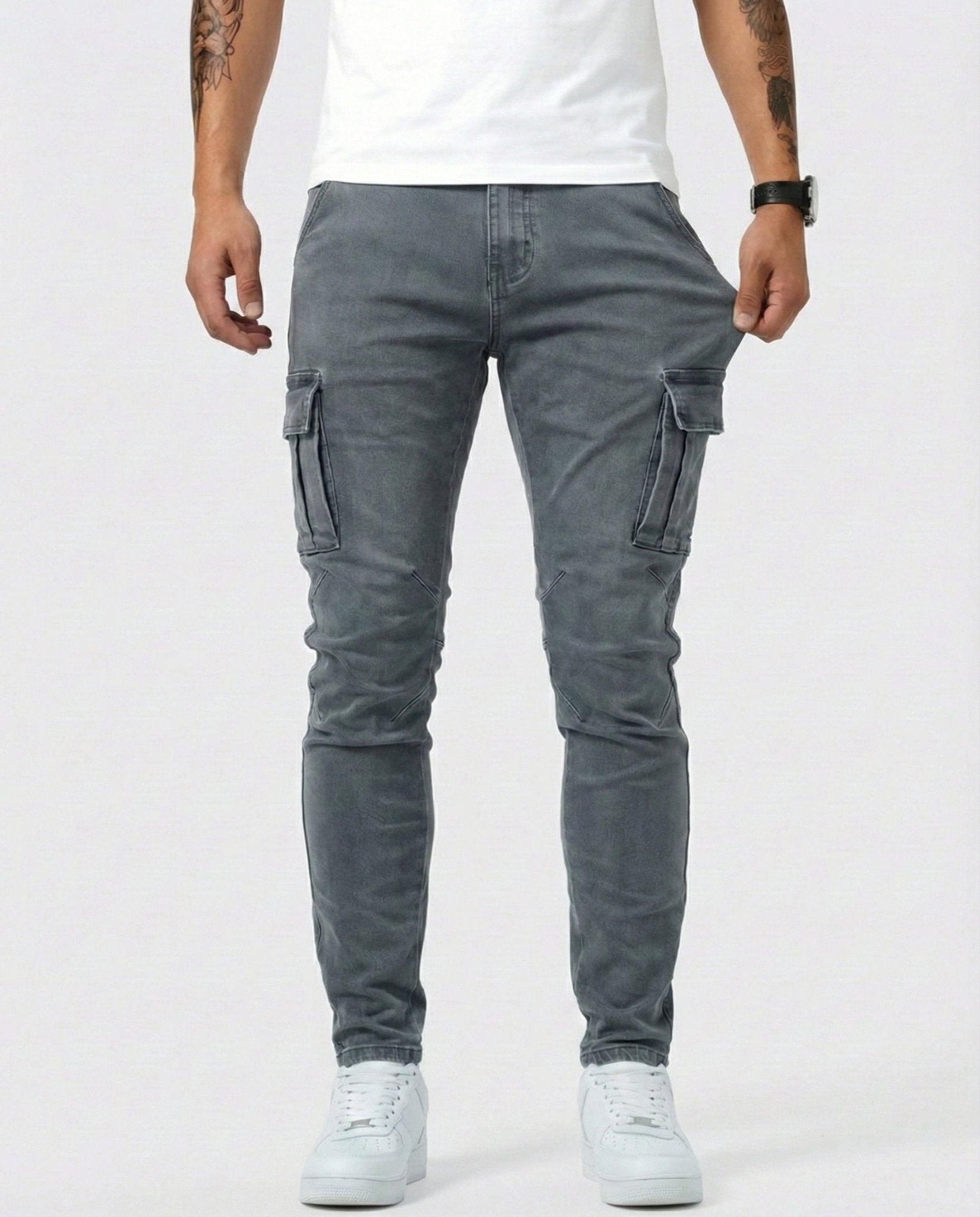 Pantalón Cargo Elástico - Ebora Store