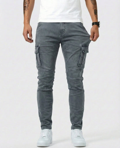 Pantalón Cargo Elástico - Ebora Store