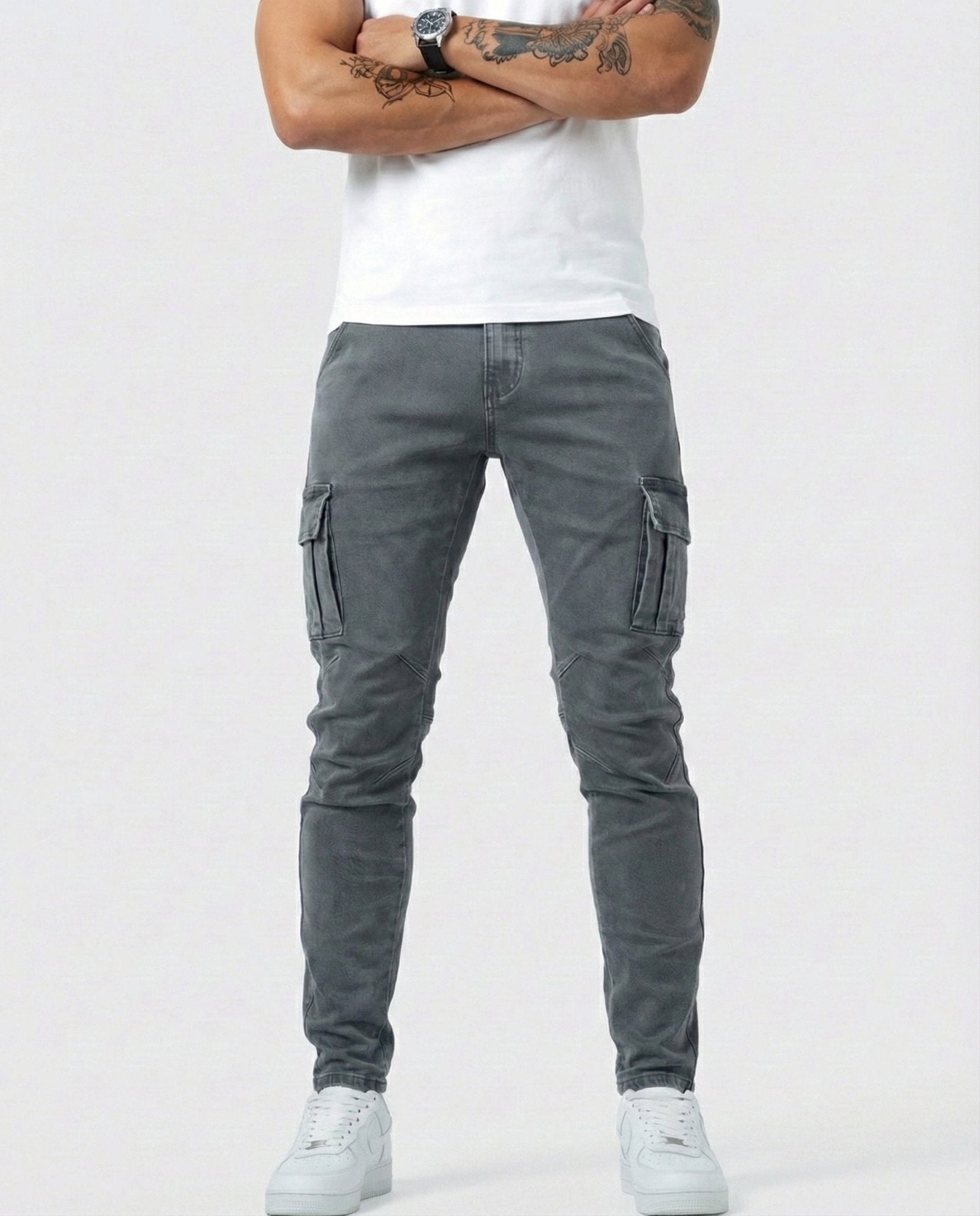 Pantalón Cargo Elástico - Ebora Store