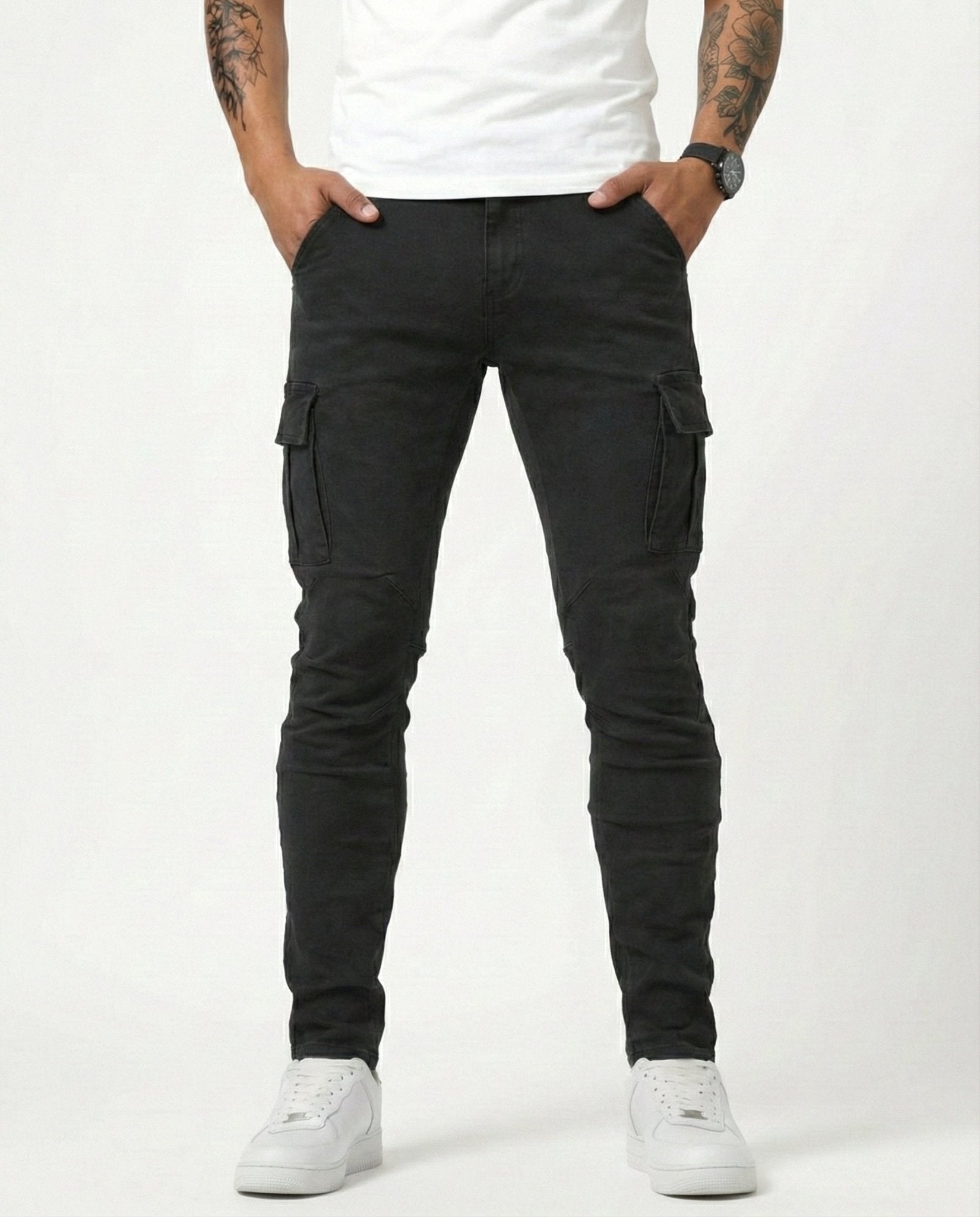 Pantalón Cargo Elástico - Ebora Store