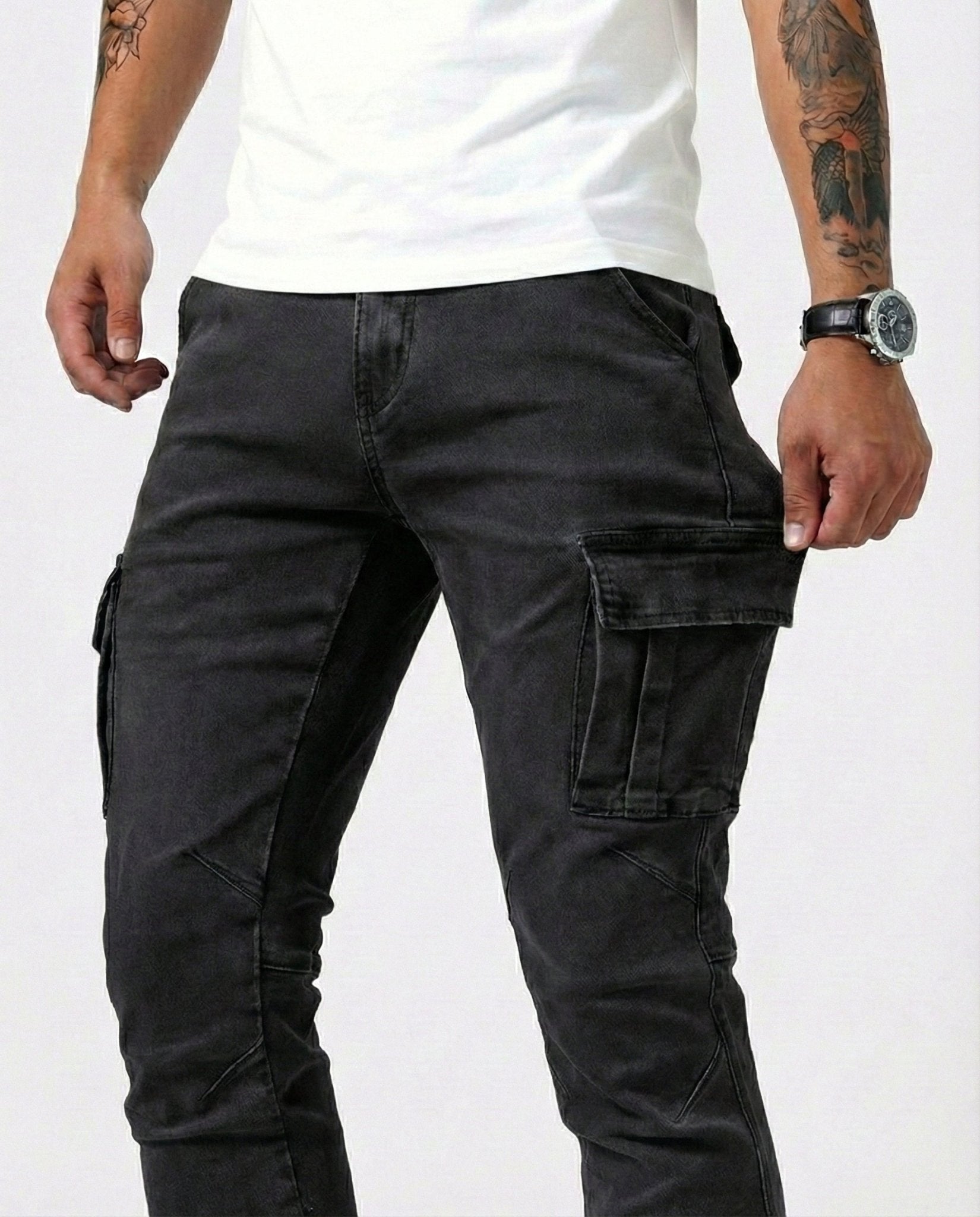 Pantalón Cargo Elástico - Ebora Store