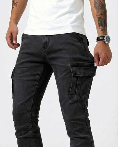 Pantalón Cargo Elástico - Ebora Store