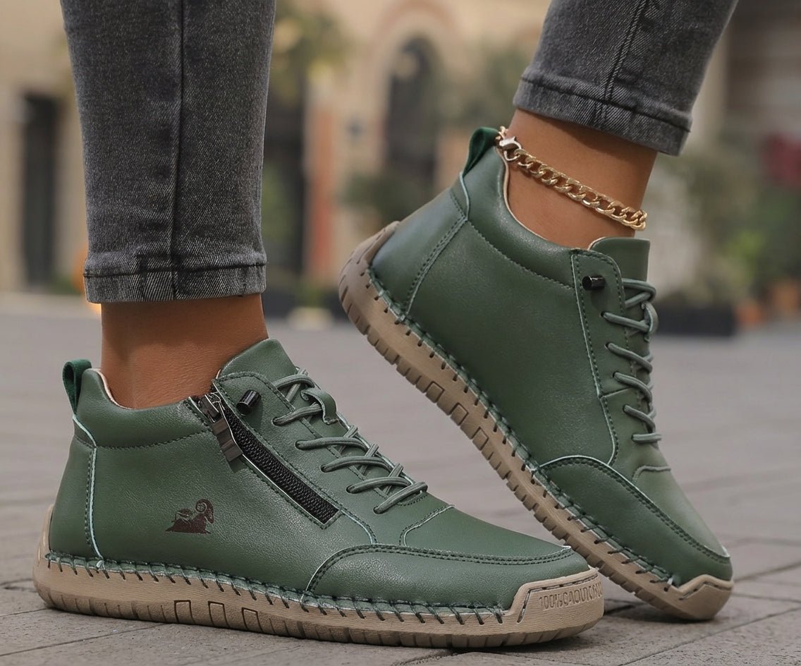 Mila – Zapatillas ligeras con cremallera y soporte ergonómico - Ebora Store