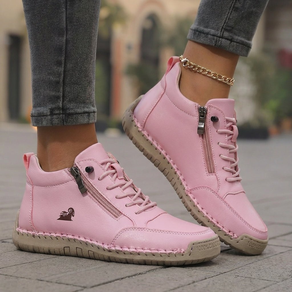Mila – Zapatillas ligeras con cremallera y soporte ergonómico - Ebora Store