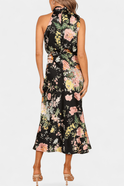 Lisa | Maxi Floral Halter - Ebora Store