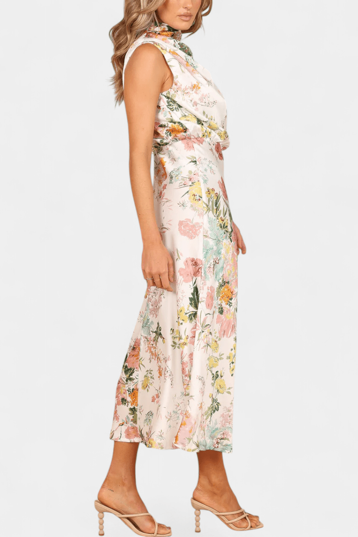 Lisa | Maxi Floral Halter - Ebora Store