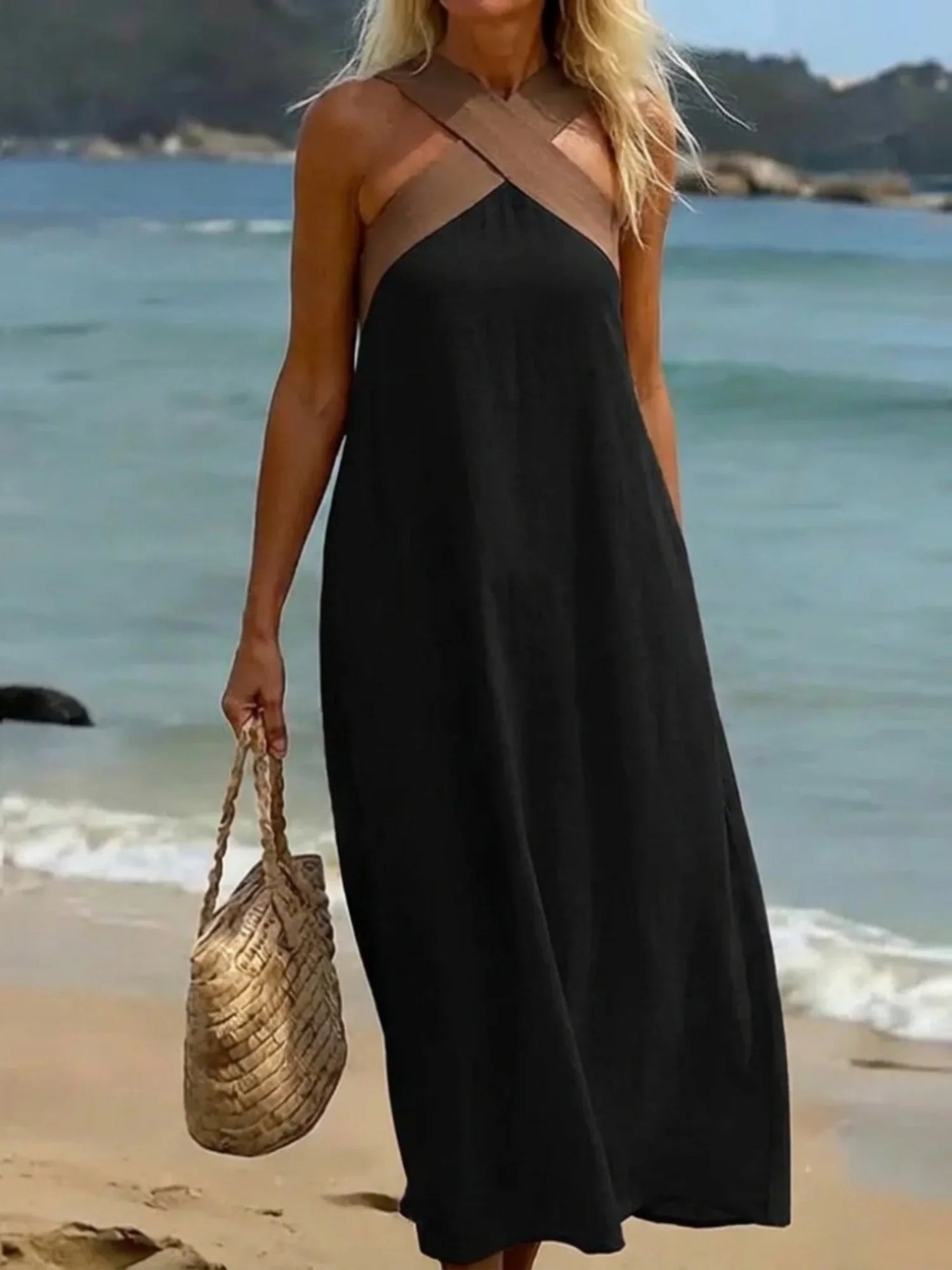 DELFINA | VESTIDO DE CORTE CRUZADO - Ebora Store