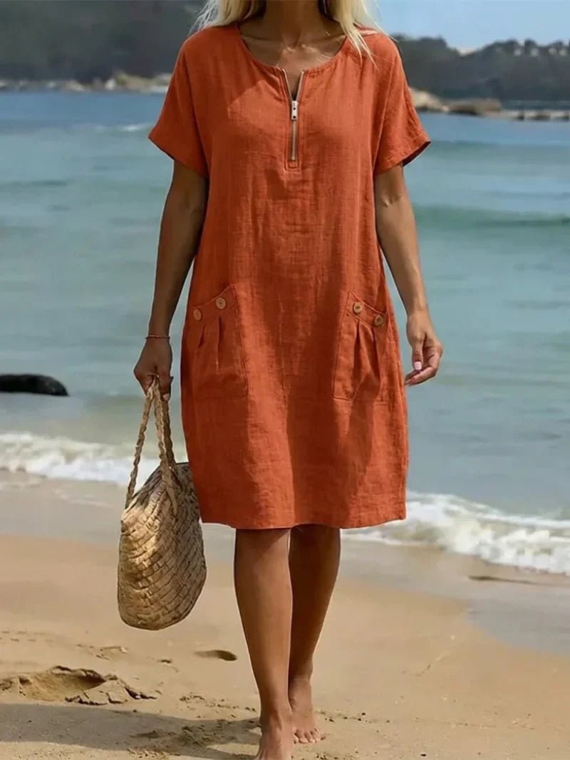 Teresa | Vestido con cremallera - Ebora Store