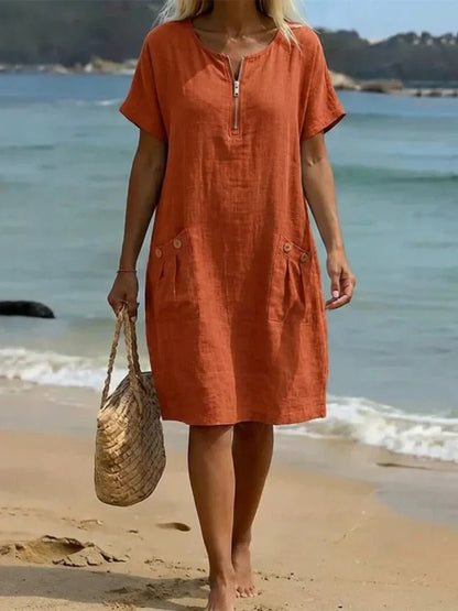 Teresa | Vestido con cremallera - Ebora Store