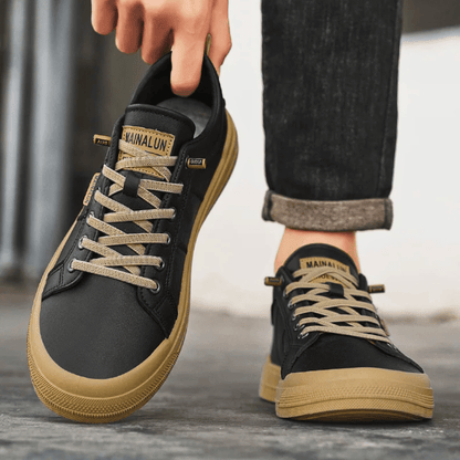 HARRINGTON™ | Klassiska lädersneakers