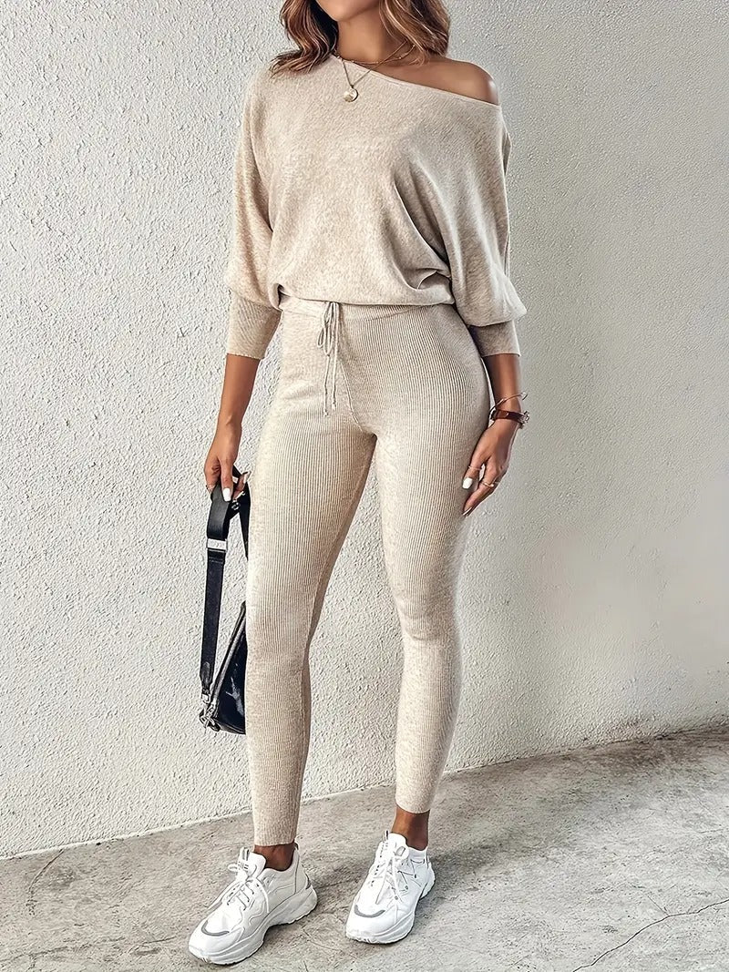 Conjunto Ribbed Knit - Ebora Store